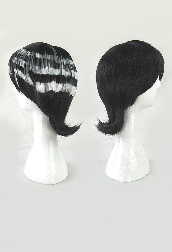 Soul Eater Death The Kid Stratified Black And White Cosplay Wig