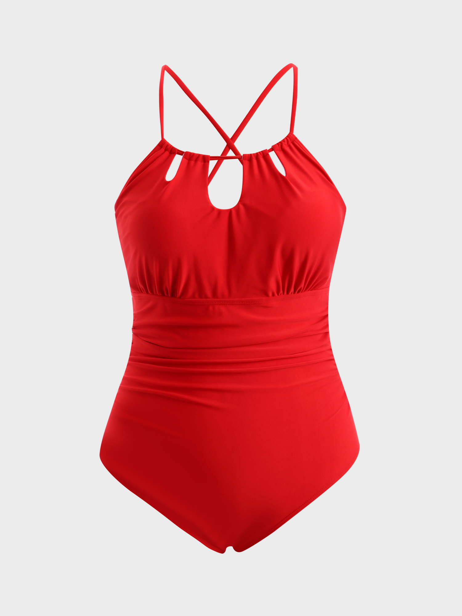 Midsize Island Goddess HighNeck OnePiece Swimsuit