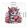 Rainbow Unicorn-14CT Stamped Cross Stitch Egyptian Cotton 65*65cm/25.59*25.59in(Big Size) tapestrymarket