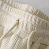 Men's Vintage Waffle Knit Casual Surf Elastic Drawstring Shorts by Inlyline