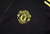 Joyfball 2025/2026 Manchester United Long Zipped Jacket Black Football Jersey 1:1 Thai Quality