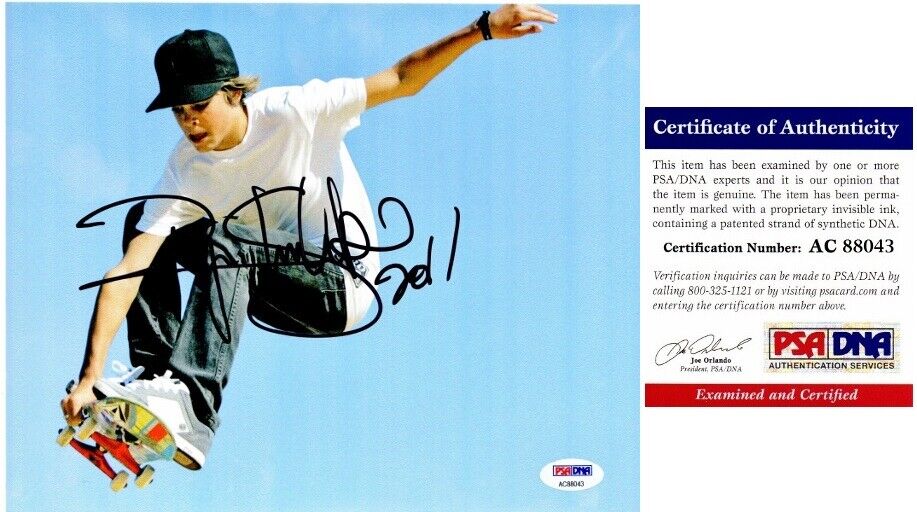 Ryan Sheckler Signed - Autographed Skateboarding 8x10 inch Photo Poster painting PSA/DNA COA