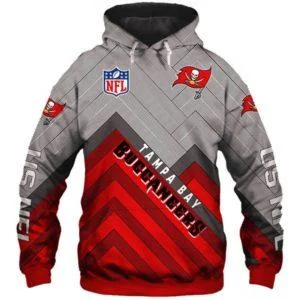 Tampa Bay Buccaneers 3D Printed Hooded Pocket Pullover Hoodie