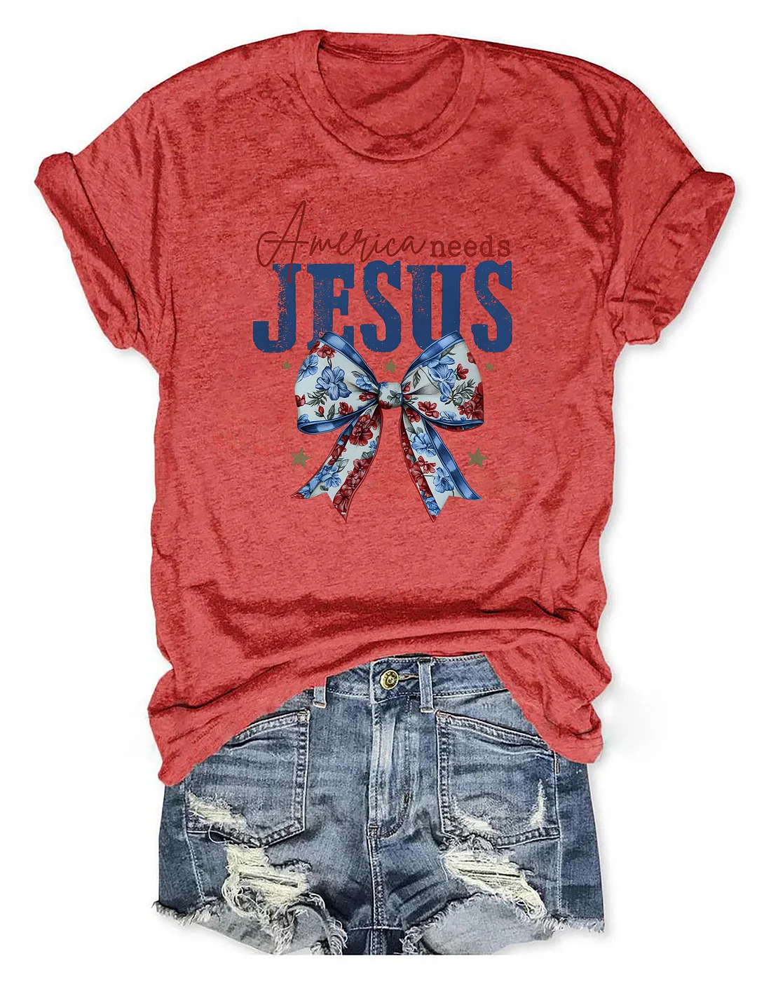 America Needs Jesus T-shirt