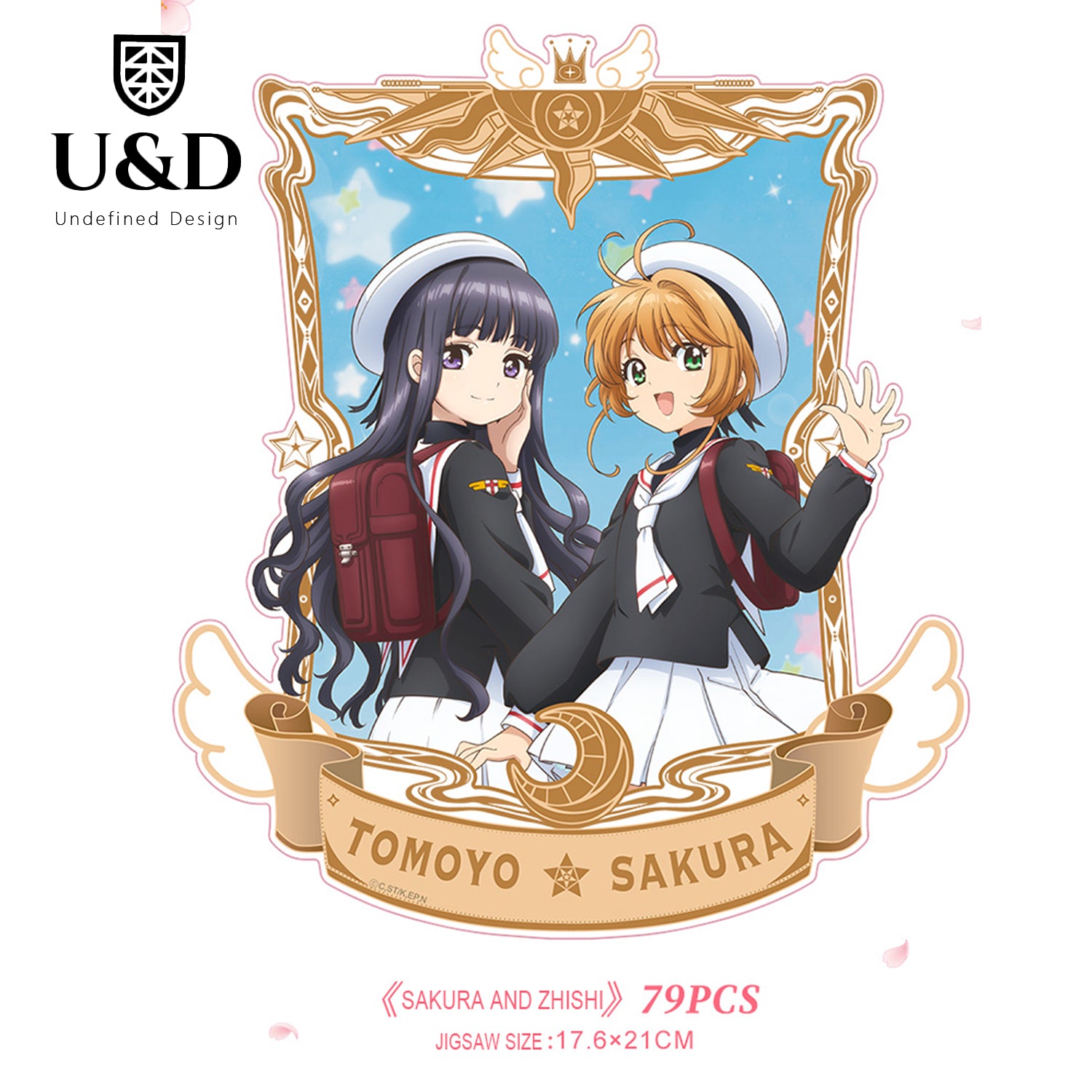 Sakura acrylic three-dimensional puzzle