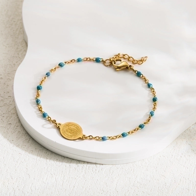 3 Pieces Ethnic Style Virgin Mary 304 Stainless Steel Stainless Steel Bracelets In Bulk