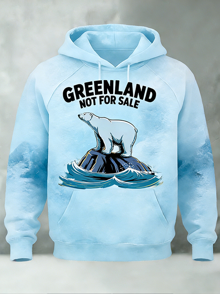 Men's Greenland Won't Sell Tie-dyed Hoodie artswardrobe