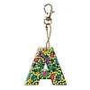 1Pc DIY Diamond Painting Lettter Keychain