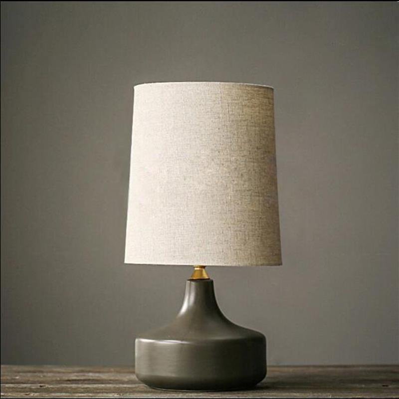 Minimalism Bedroom Bedside Ceramic Table Lamp