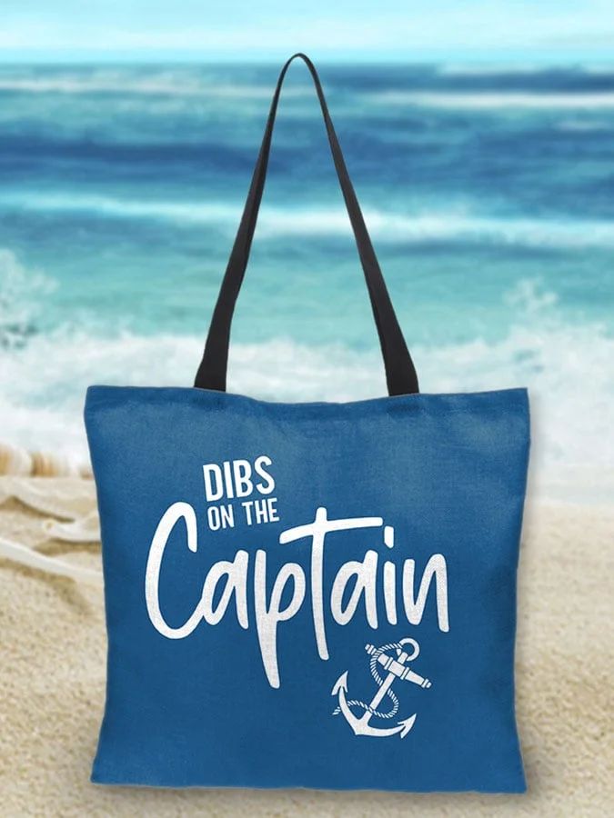 🔥Buy 3 Get 10% Off🔥Vacation Dibs On The Captain Anchor Print Bag