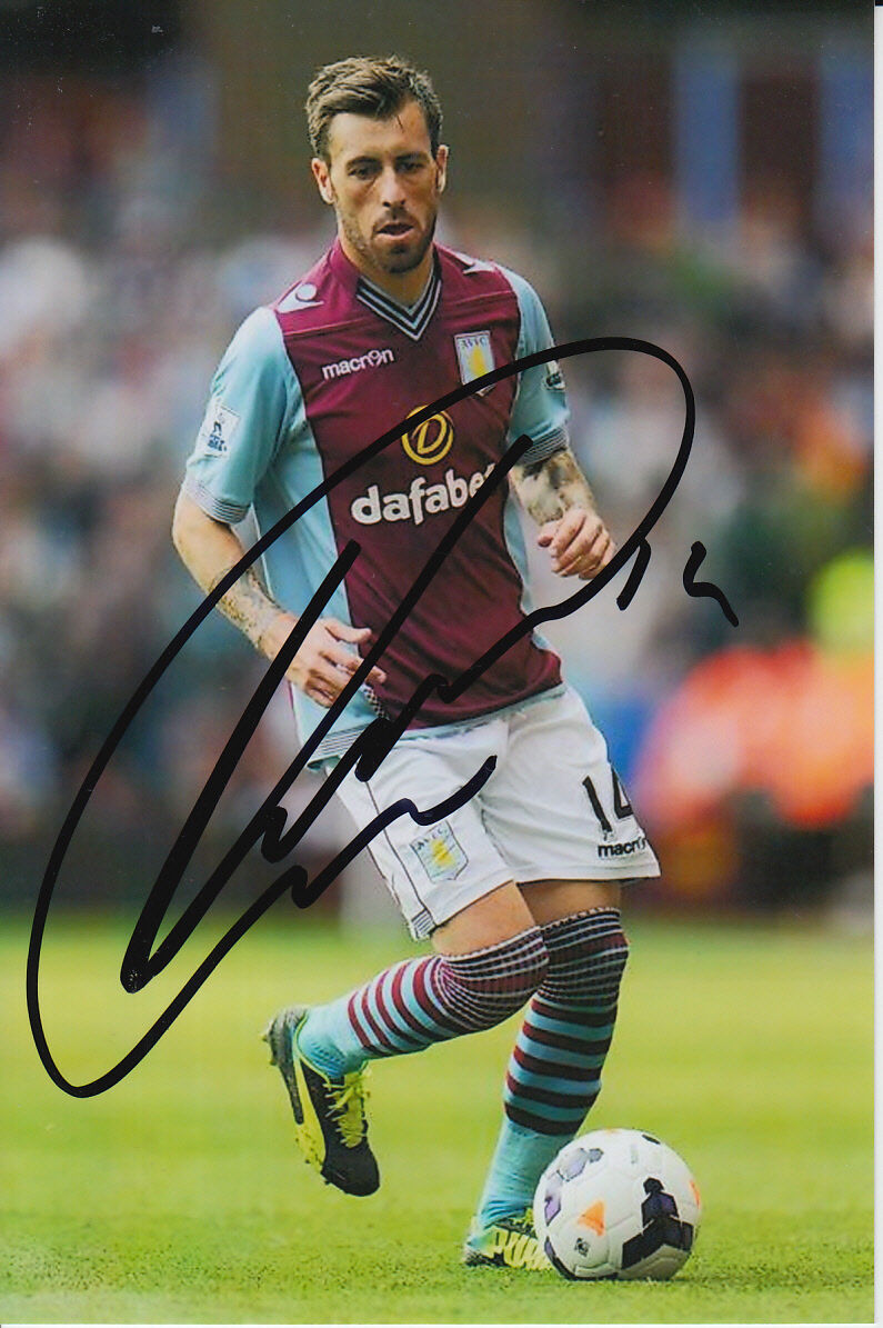 ASTON VILLA HAND SIGNED ANTONIO LUNA 6X4 Photo Poster painting.