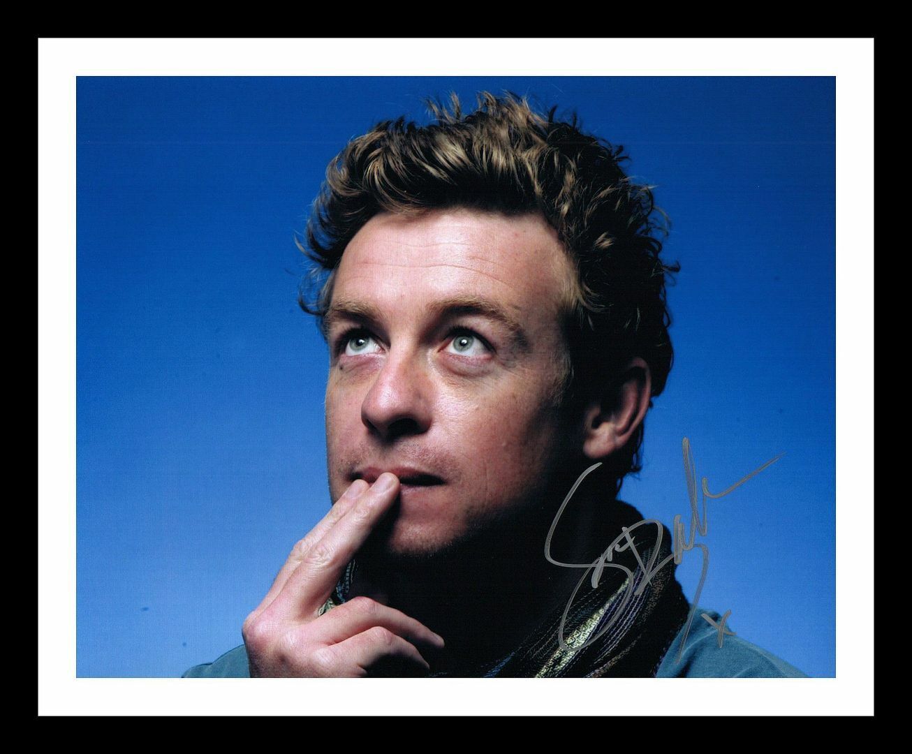 Simon Baker - The Mentalist Autograph Signed & Framed Photo Poster painting