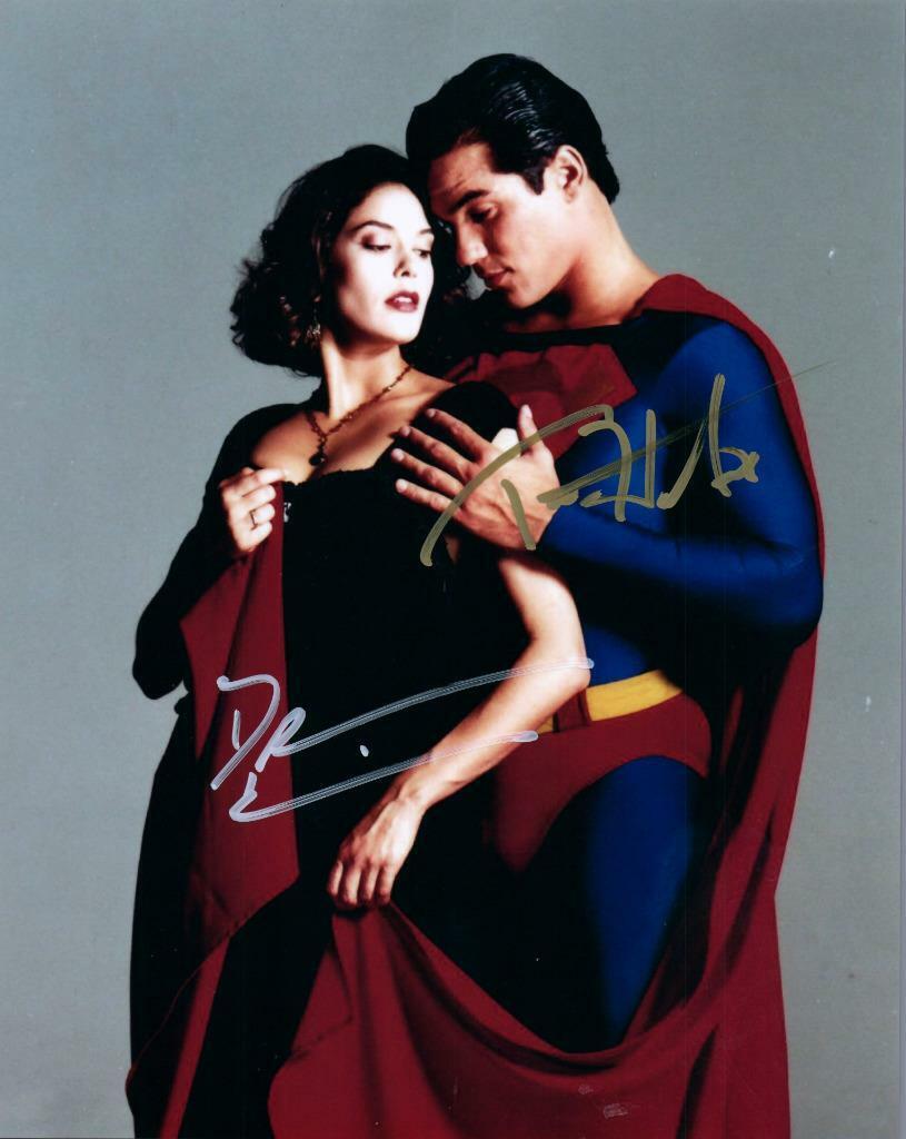 Dean Cain Teri Hatcher Signed 8x10 Picture Autographed Photo Poster painting with COA