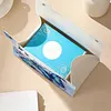Blue Butterfly DIY PULeather Diamond Painting Tissue Box for Adults Beginners Gem Art Painting Napkin Holder for Living Room Bedroom Bathroom Table Decor