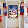 Diamond Painting -DIY Round Drill Independence Day Happy Fireworks(60*40CM)
