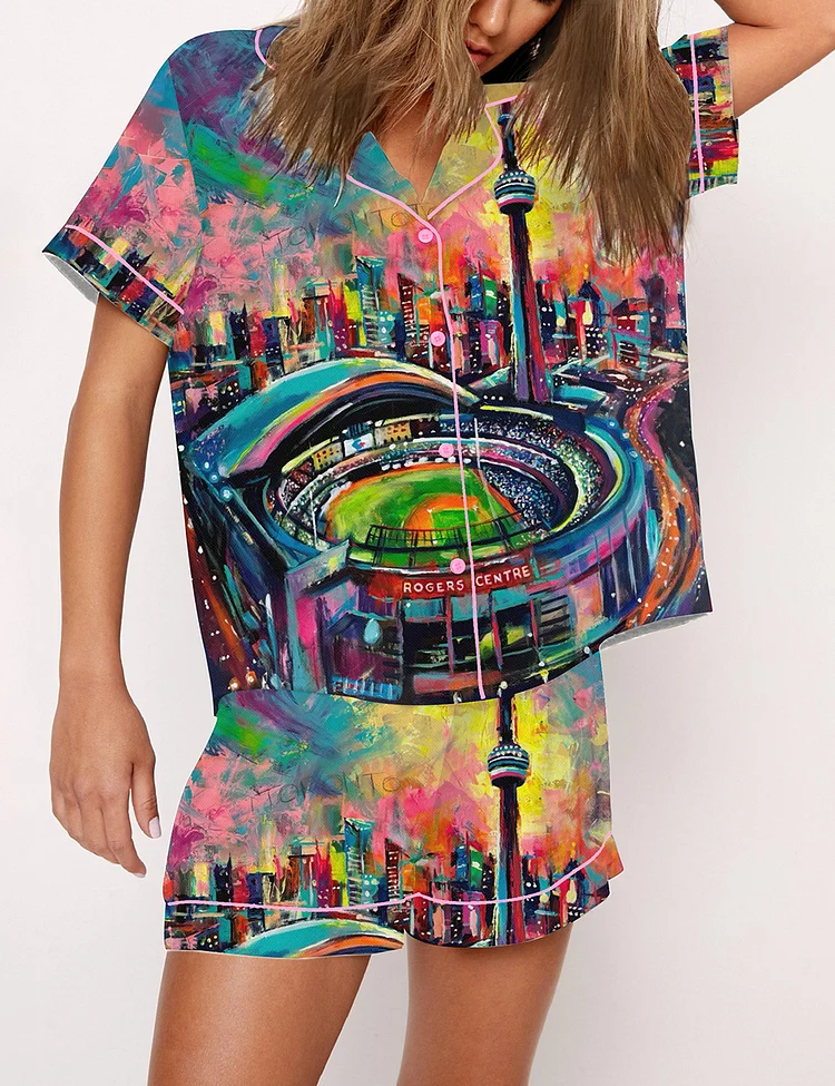 Women's Blue Jays Baseball Go Jays Go Pajama Set