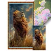 (Multi Style)Lion-Full Embroidery 3 strands 11CT Stamped Cross Stitch-40*60CM-Large Size