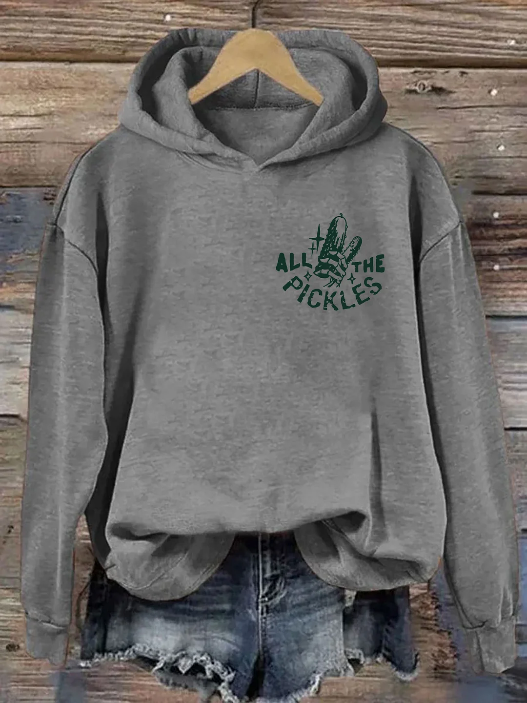 I'm Here To Eat All The Pickles Hoodie