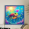 Sea Turtle - 11CT Stamped Cross Stitch - 40*40cm - Animal