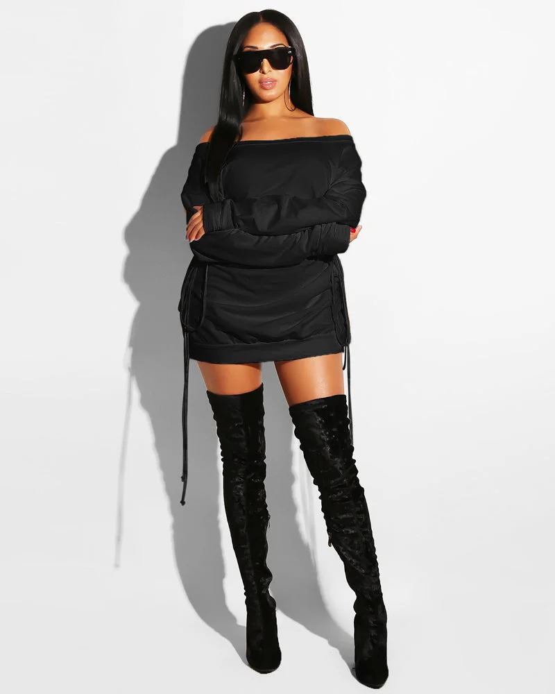 Pulling Up Dress