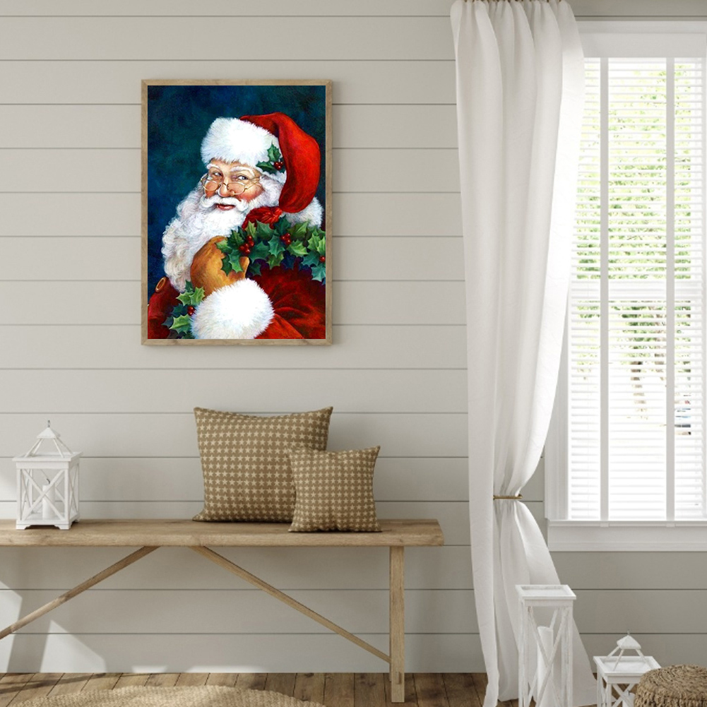 

(Multi-Size) Santa Claus - Round/Square Drill Diamond Painting - 30*40CM, Square diamond 40*50cm, 501 Original