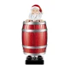 Funny Cigarette Holder Funny Santa Claus in The Wooden Barrel Cigarette Dispenser Cigarette Holder Prank Toy Gift for Man