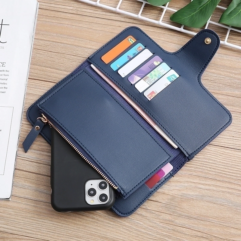 Women’s Wallet Tri-fold Clutch Bag Multi-function Card Bag Coin Bag Mobile Phone Bag