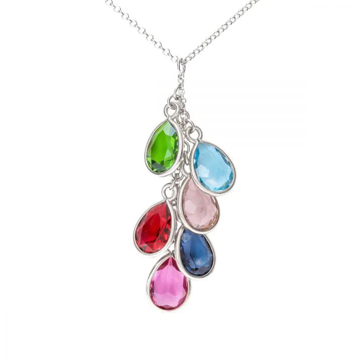 For MOM - Mother's Day Birthstones Customizable Necklace
