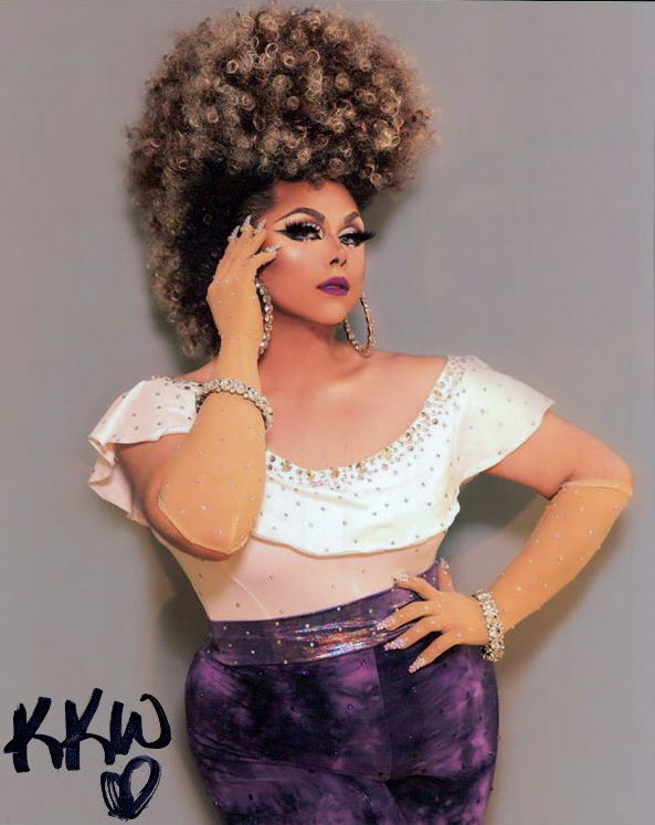 Kalorie Karbdashian Williams (RuPaul's Drag Race) signed 8x10 Photo Poster painting In-person