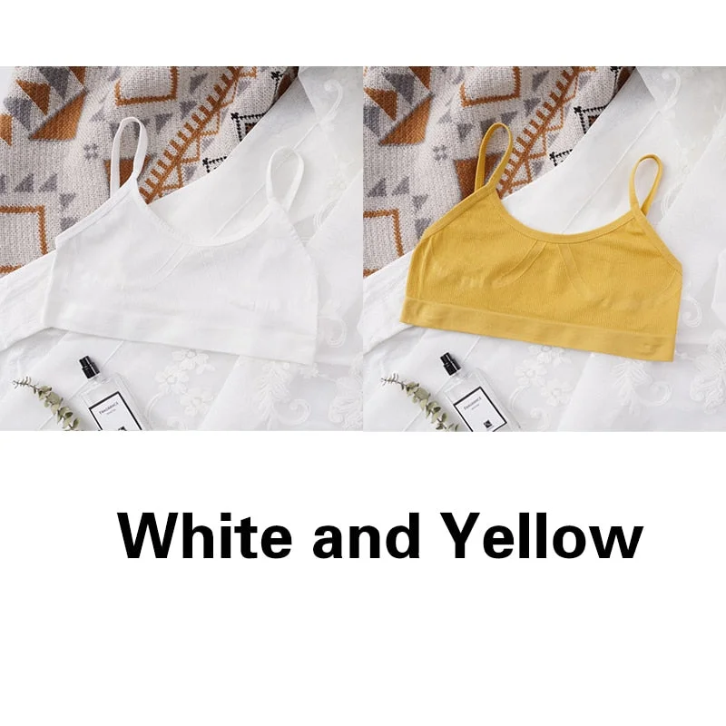 U-shaped Back Bra Tube Top Women Crop Top No Padded Wirefree Sexy Lingerie Bra Sports Fashion Street Women's Underwear Top