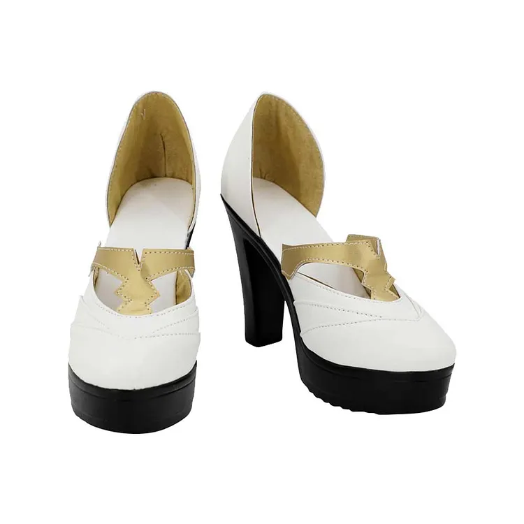 Genshin Impact Kaveh White Shoes Cosplay Accessories Halloween Carnival Props