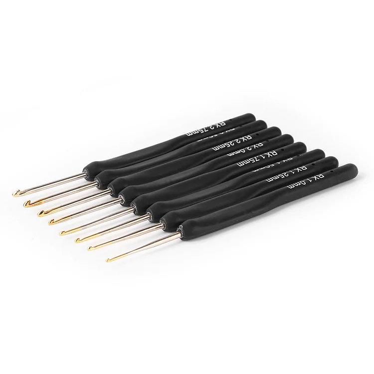 Ergonomic Aluminum Crochet Hooks 