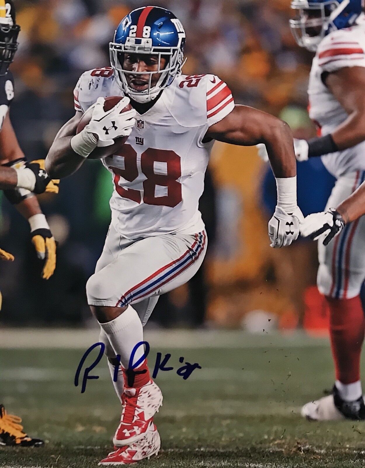 Paul Perkins Signed Autographed New York Giants 8x10 Photo Poster painting UCLA Coa