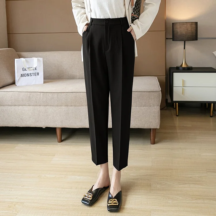 Work Office Career Casual Shift Pants QueenFunky