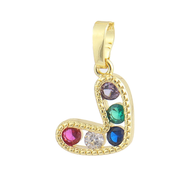 1 Piece 12 * 18mm Copper Zircon Star Heart Shape Eye Pendant Jewelry Accessories