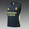 2025/2026 Real Madrid Pre-Match Training Dark Gray Vest+Shorts Football1:1 Thai Quality