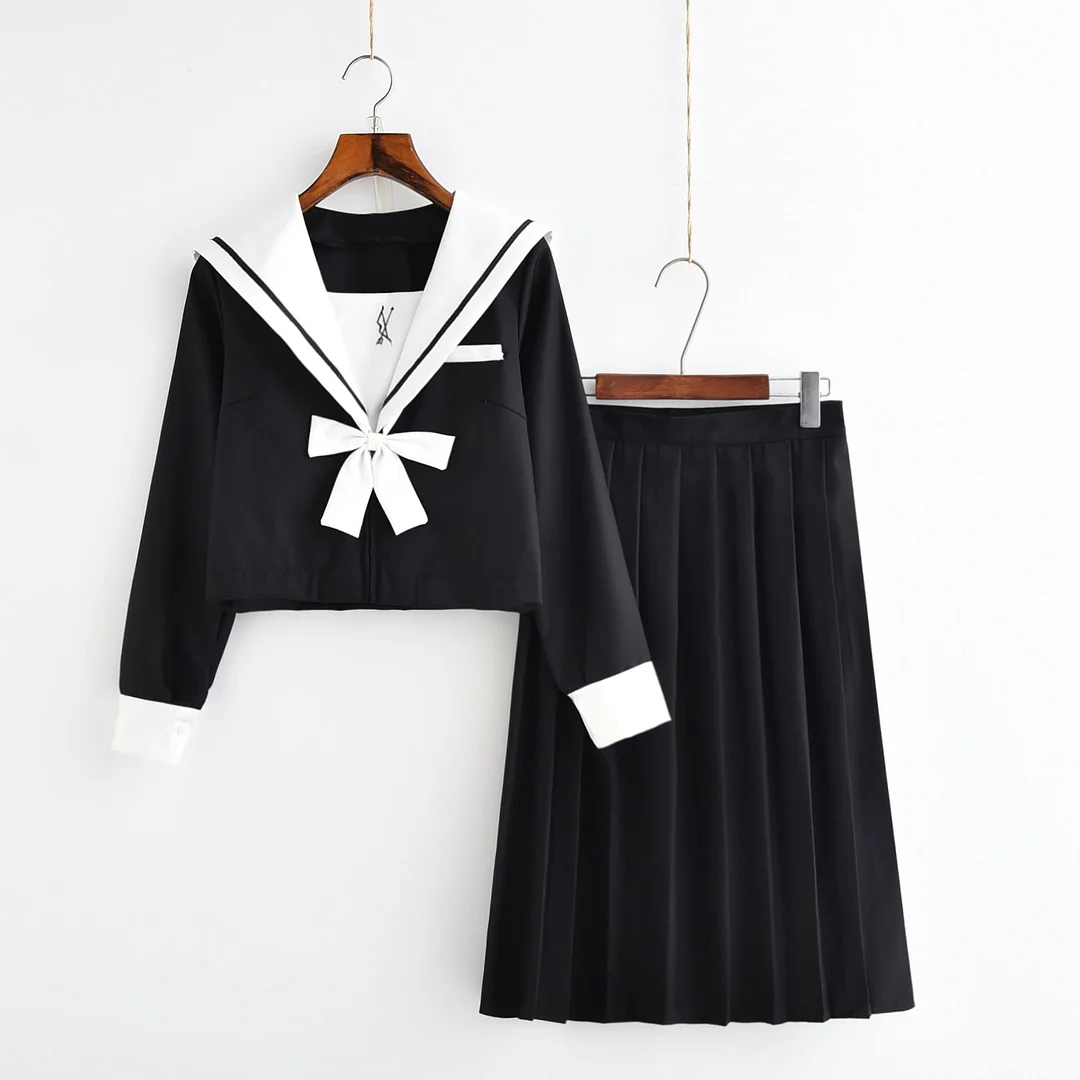 Preppy Style Bow Sailor Uniform Set SP1812000