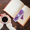 DIY Dreamcatcher Special Shaped Diamond Painting Leather Bookmark w/Tassel