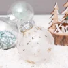 24PCS Mint Green Christmas Tree 6CM Hanging Decor Balls