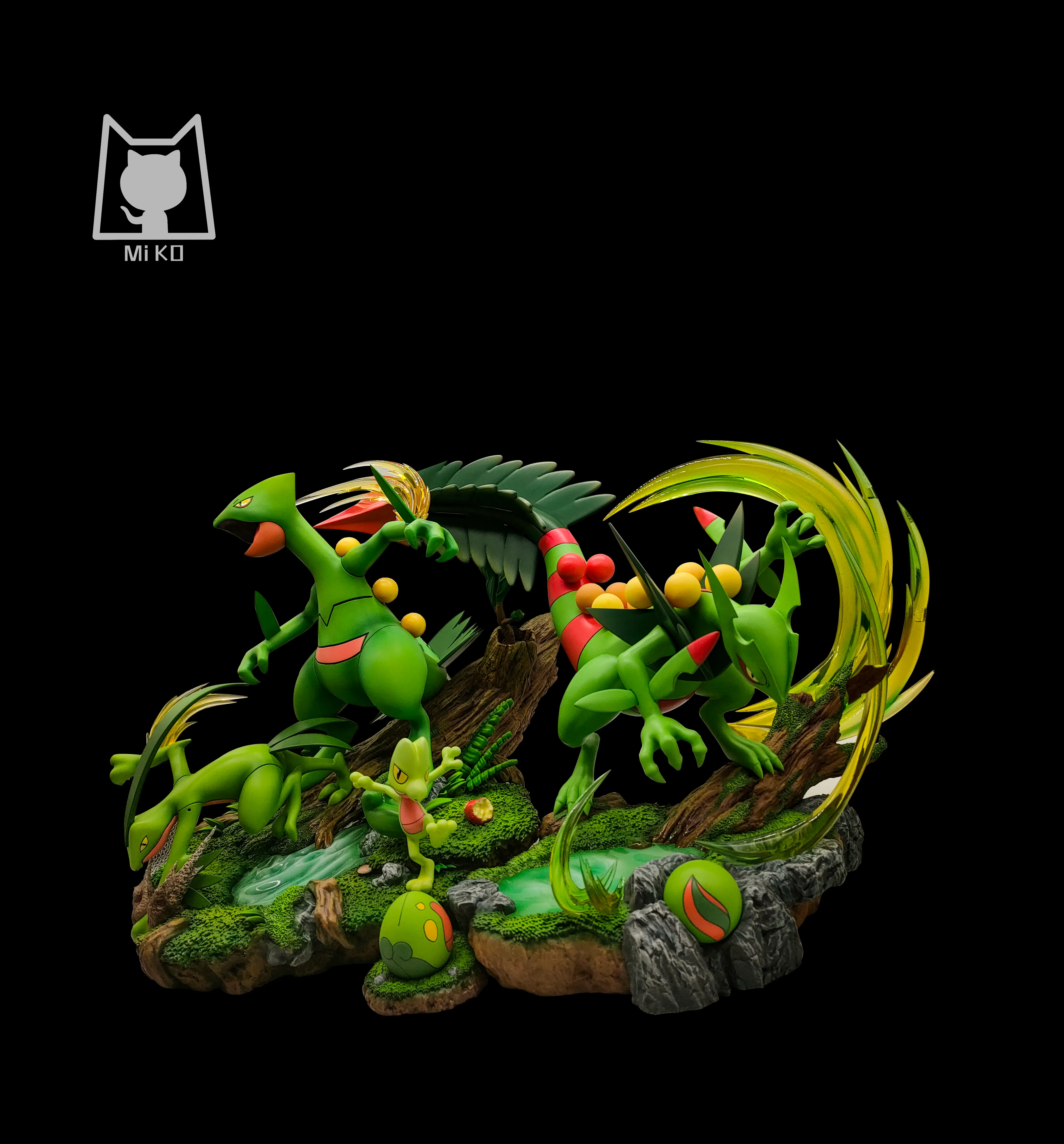 Treecko Evolution Set Pokemon Treecko Mega Evolution