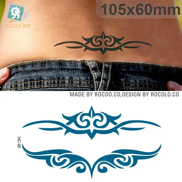 HC-95/Waterproof Temporary Tattoo Stickers Men Women Body Art Painting Sexy Waist Shoulder Fake Tattoo Harajuku Flash Tattoo