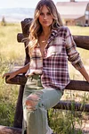 Matchmaker Mixed Plaid Top