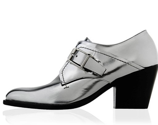 Women's Silver Leather Vintage Round Toe Commuting Oxfords |FSJ Shoes