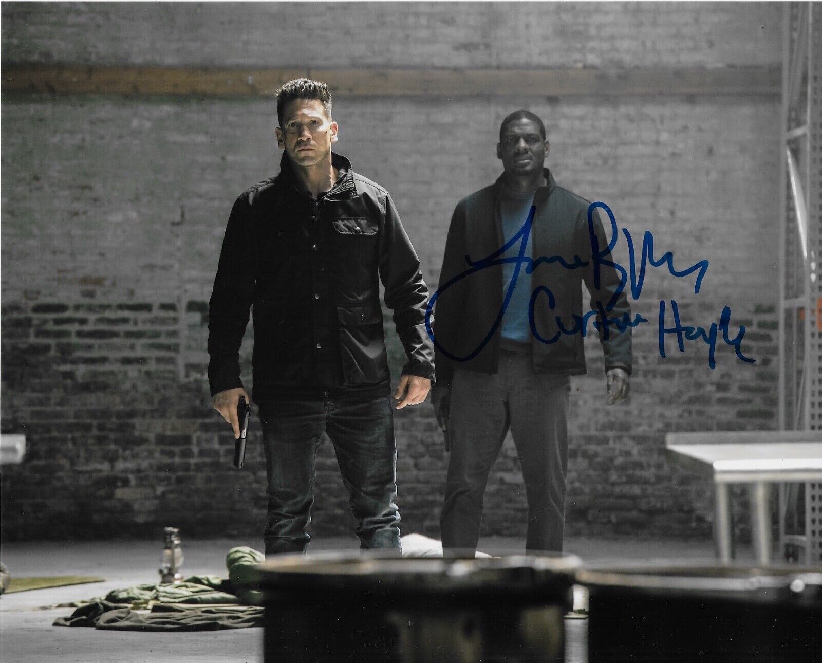 JASON R MOORE 'THE PUNISHER' CURTIS HOYLE SIGNED 8X10 PICTURE *COA 1