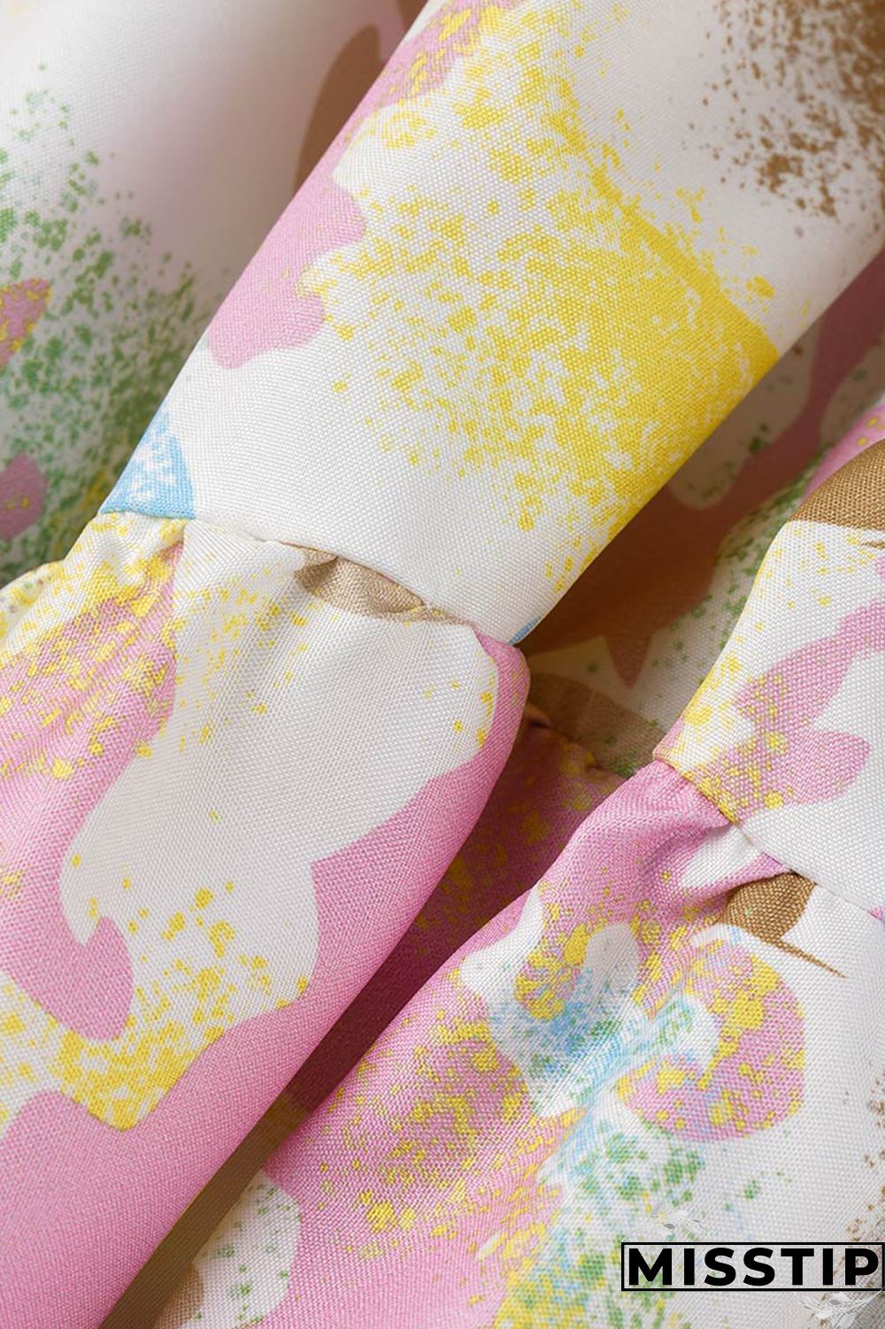 Blue Fashion Casual Plus Size Print Patchwork O Neck Short Sleeve Dress