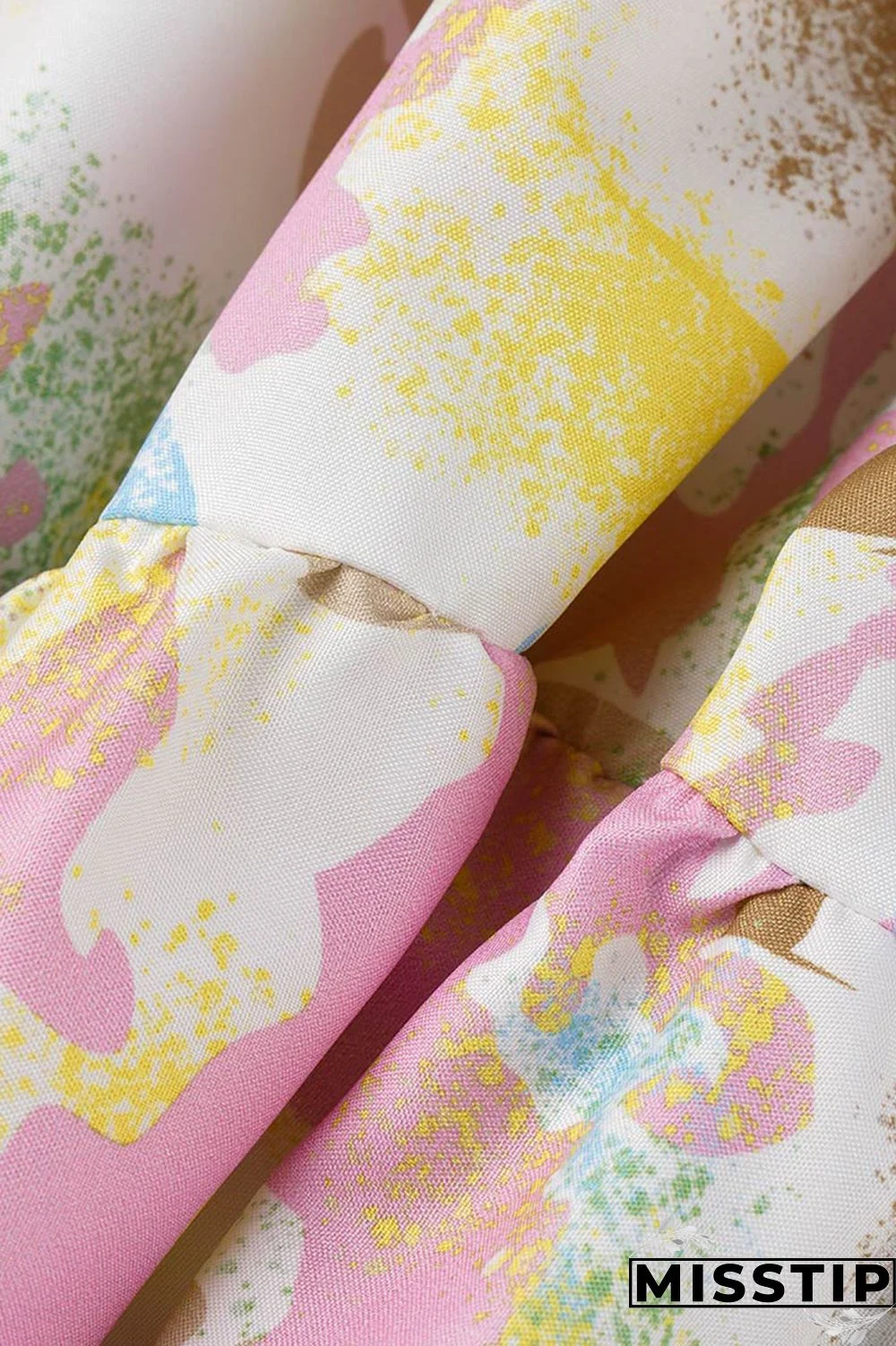 Blue Fashion Casual Plus Size Print Patchwork O Neck Short Sleeve Dress