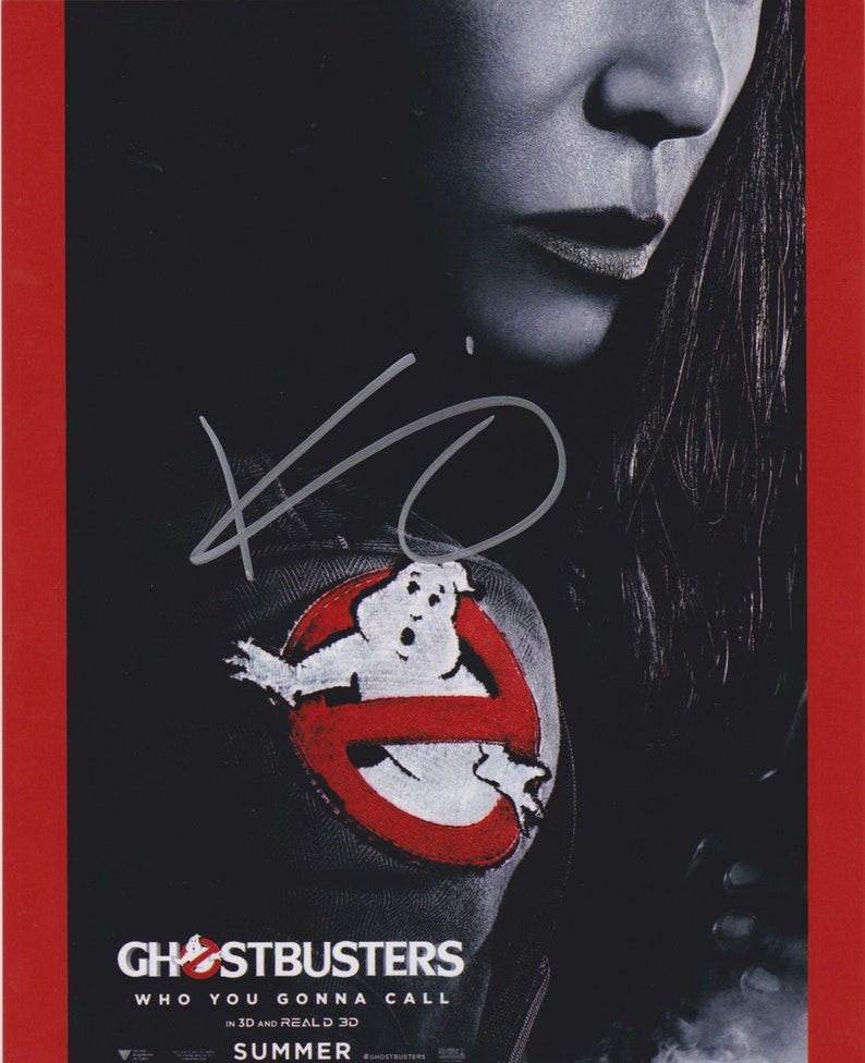 Kristen Wiig Signed Autographed Ghostbusters