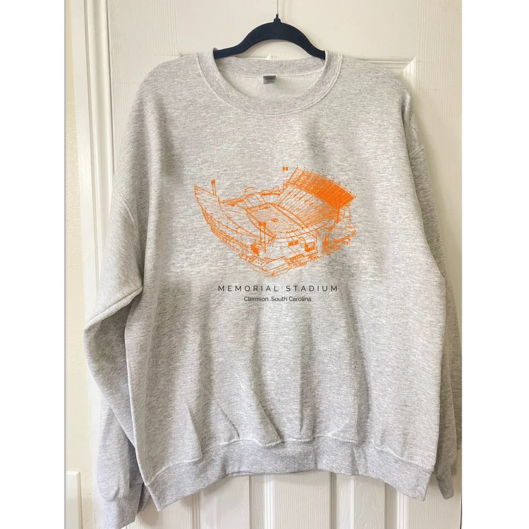 Clemson Tigers Stadium Crewneck Sweatshirt