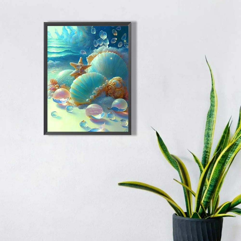 Diamond Painting - Full Round Drill - Beach(30*40cm)