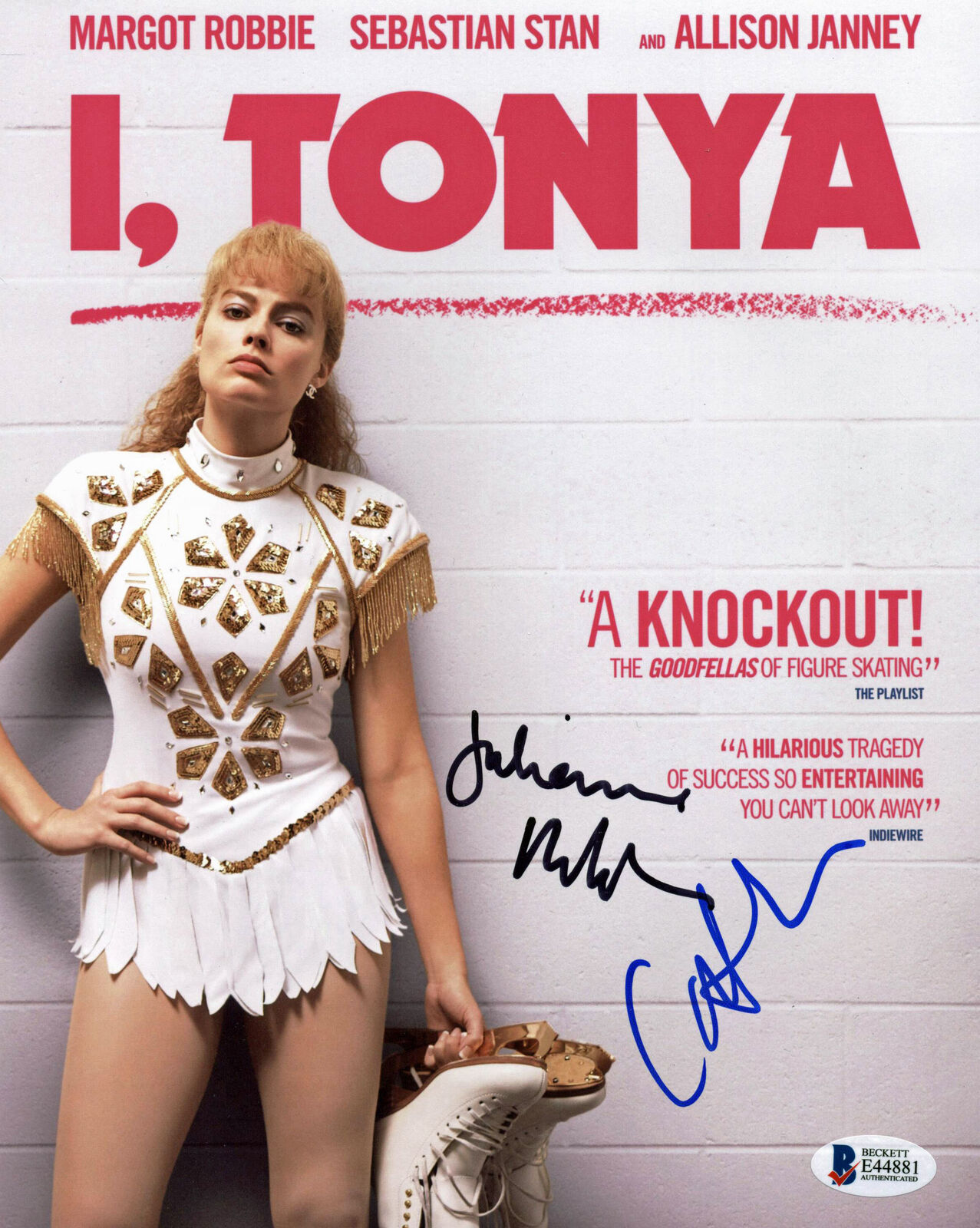 Julianne Nicholson & Caitlin Carver I, Tonya Signed 8x10 Photo Poster painting BAS #E44881